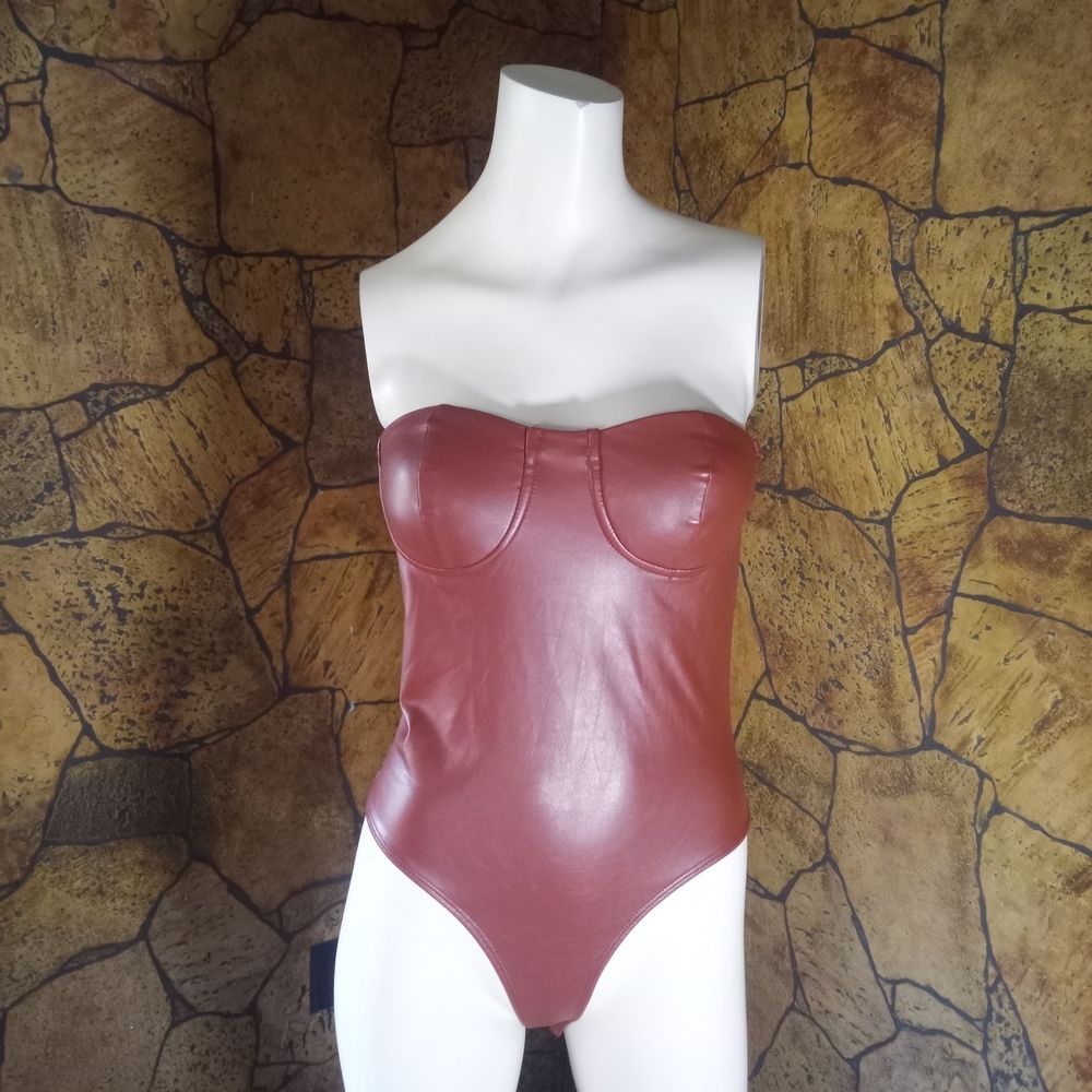 Shinestar Brown Womans Bodysuit